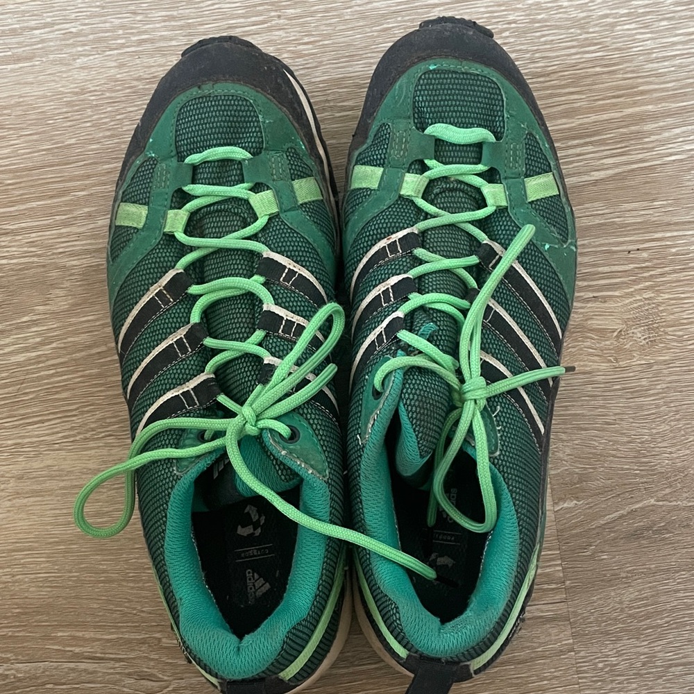 Adidas Green and Black Trail Hiking Sneakers - Picture 6 of 6